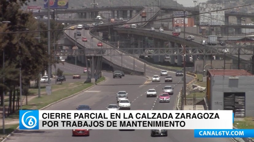 A partir de este domingo se llevará a cabo el cierre parcial de la Calzada Ignacio Zaragoza por trabajos de mantenimiento