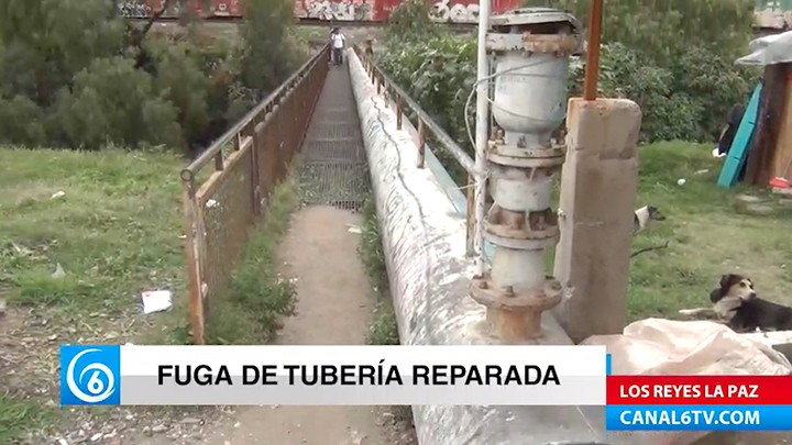 Después de más de 5 meses fue reparada fuga de agua en tubería en Los Reyes La Paz