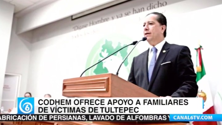 La Comisión de Derechos Humanos del Estado de México (CODHEM) ofrece apoyo a familiares de víctimas de Tultepec