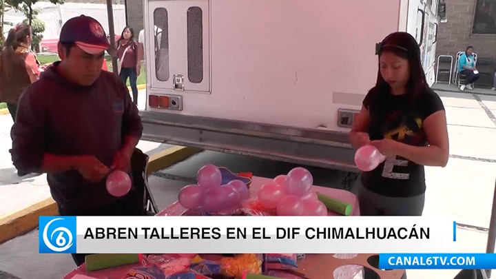 DIF del Barrio de San Pedro en Chimalhuacán imparte diversos talleres