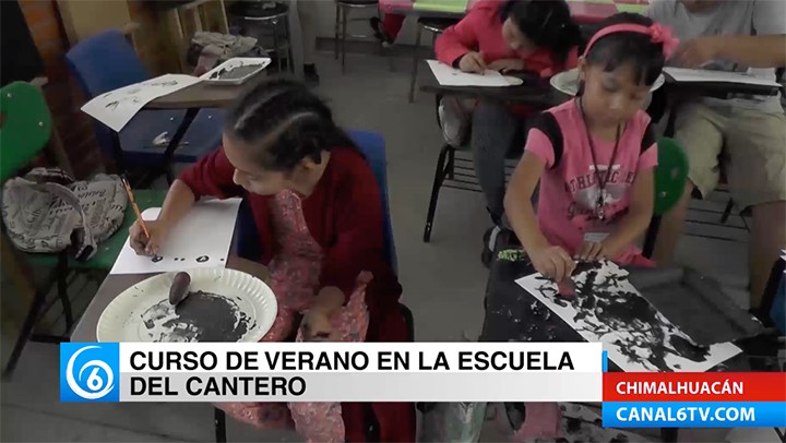 Curso de verano en la escuela del cantero en Chimalhuacán