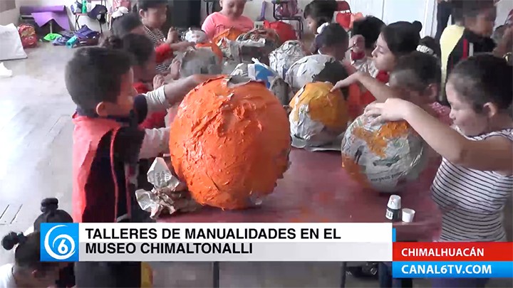 Talleres de manualidades en el Museo Chimaltonalli