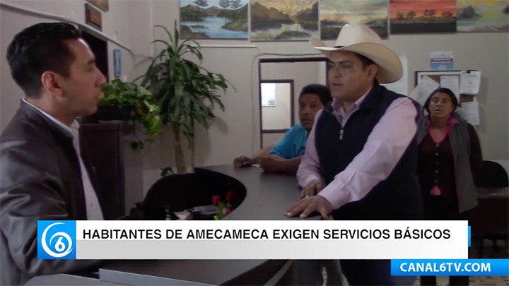 Habitantes de distintas comunidades de Amecameca exigen servicios básicos