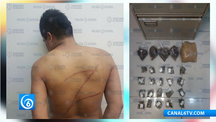 Capturan a probable narcomenudista en Naucalpan