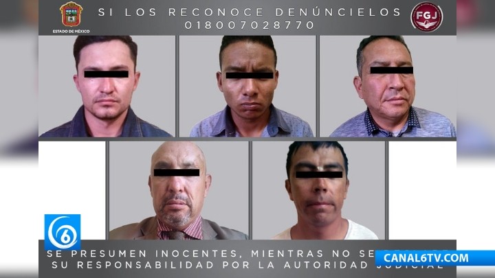 Detienen en Ixtapaluca a cinco presuntos extorsionadores