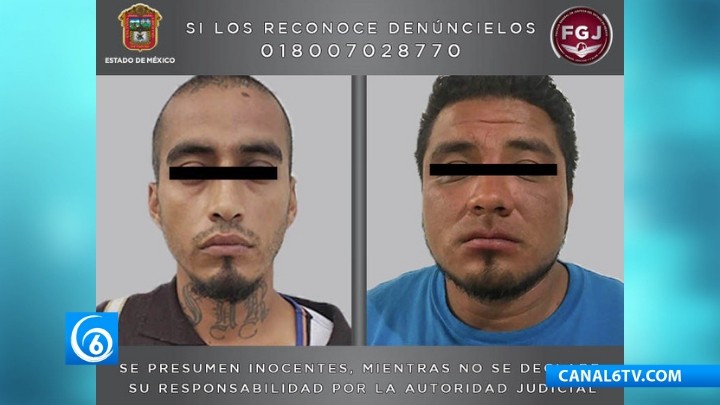 Detienen en Ecatepec a dos probables homicidas