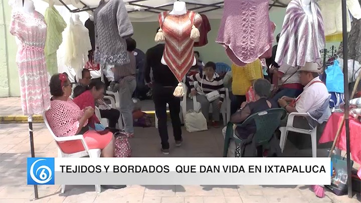 Tejidos y bordados que dan vida a Ixtapaluca, conoce a las tejedores del municipio