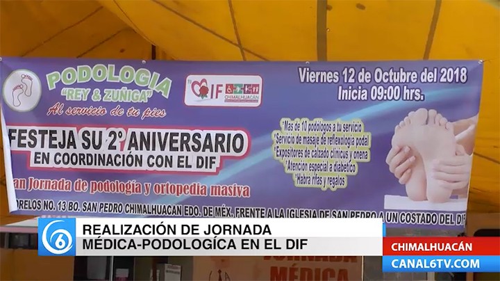 Realizan jornada médica podologica en el DIF Chimalhuacán