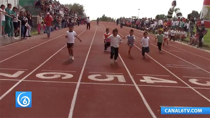 Con el objetivo de fomentar el deporte realizan mini-olimpiada deportiva en el Tejolote para la eliminatoria estatal de atletismo