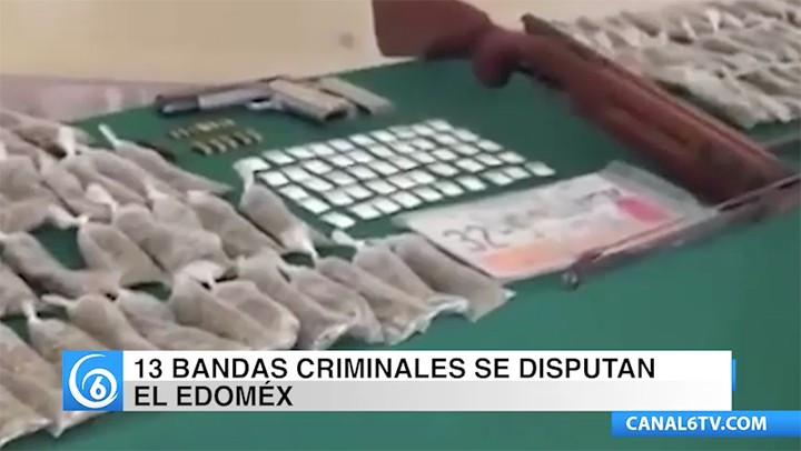 De acuerdo con información de la FGJEM más de 13 grupos criminales operan y se disputan por el Edomex