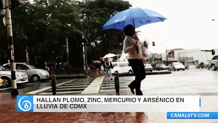 Reporte de la UNAM alertó sobre plomo, zinc, mercurio y arsénico en el agua de lluvia de la Ciudad de México