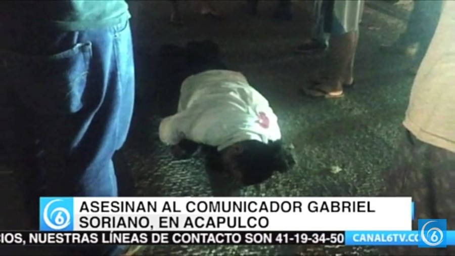 Asesinan a balazos al comunicador Gabriel Soriano en Acapulco, Guerrero