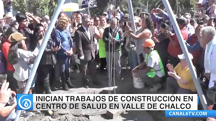 Inician trabajos de construcción de Centro de Salud en Valle de Chalco