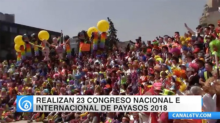 Realizan el 23 Congreso Nacional e Internacional de Payasos 2018 en la CDMX