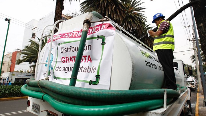 Hasta el jueves próximo se restablecerá al cien por ciento el servicio de agua potable en la CDMX