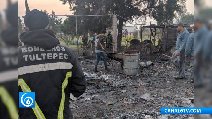 Esta madrugada se registraron dos explosiones en Tultepec