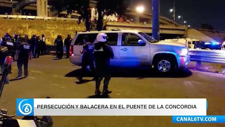 Detienen a cinco sujetos luego de persecución y balacera desde Ixtapaluca hasta la CDMX
