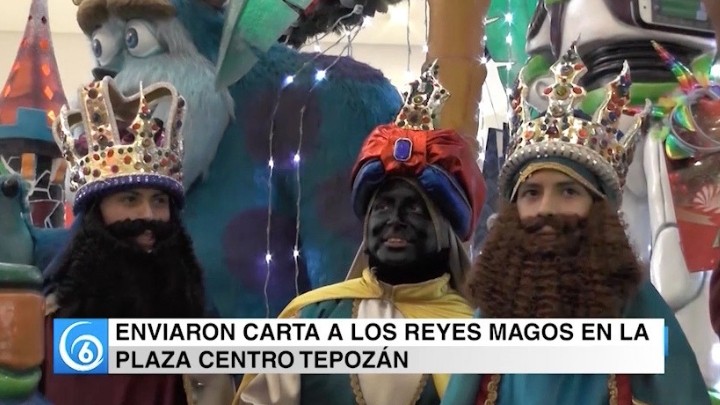 Miles de niños enviaron su carta a los Reyes Magos en la Plaza Centro Tepozan