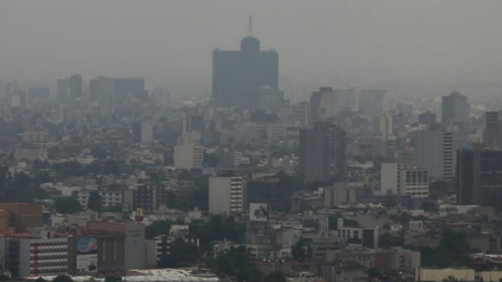 Valle de México con mala calidad del aire