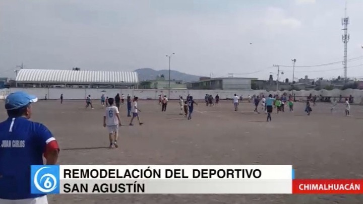 El Movimiento Antorchista entrego la remodelación y ampliación del deportivo San Agustín