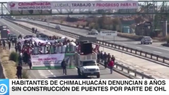 Habitantes del municipio de Chimalhuacán denuncian que desde hace 8 años, exigen los pobladores el cumplimiento de construir puentes para su seguridad