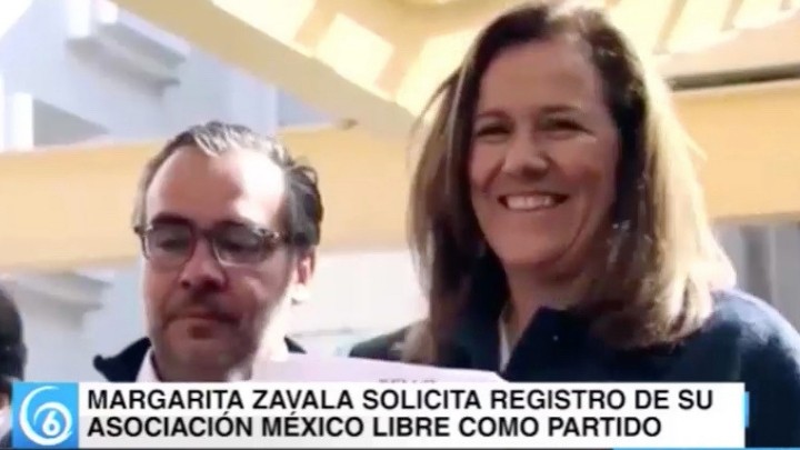 El día de ayer Margarita Zavala realizó su inscripción para su nuevo partido llamado México Libre