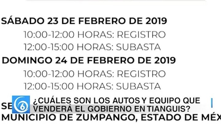 El próximo 23 y 24 de febrero el Gobierno Federal llevará acabo la subasta de vehículos, aviones y helicópteros