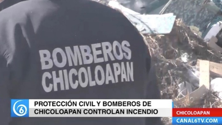 La madrugada del lunes en el municipio de Chicoloapan de nueva cuenta se incendio el basurero, al lugar acudió personal de Protección Civil y Bomberos.