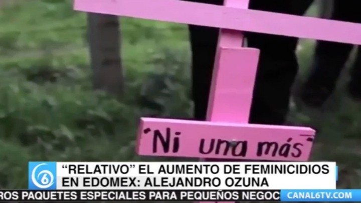 El Secretario de Gobierno del Estado de México Alejandro Ozuna afirmo que el alza de los femenicidios es \