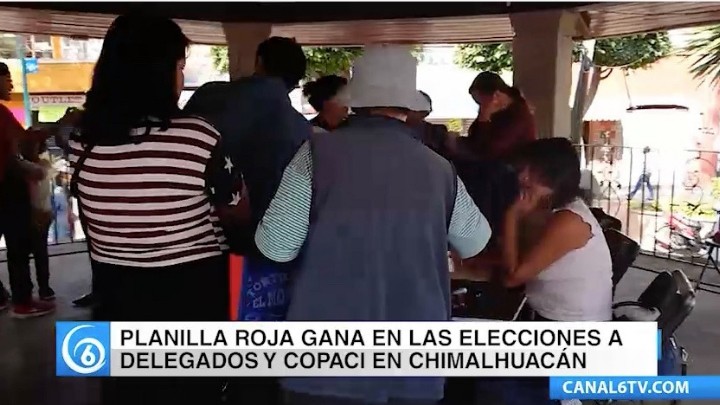 En el municipio de Chimalhuacán, Planilla Roja gana en elecciones a Delegados y COPACI