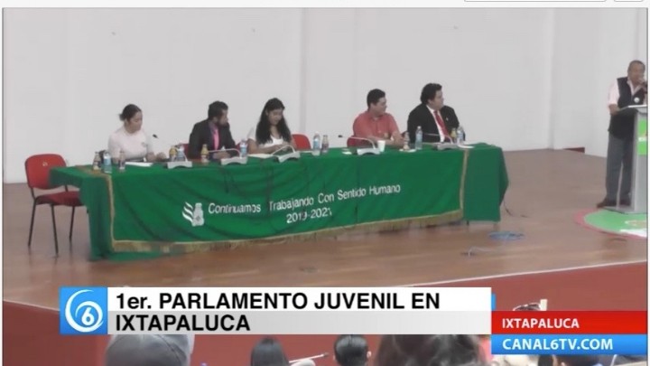 En el Auditorio Ágora se llevó a cabo el 1er parlamento juvenil en el municipio de Ixtapaluca