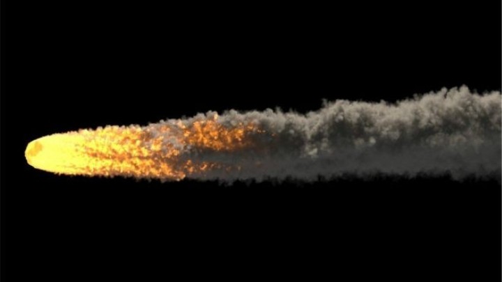 NASA revela la gigantesca explosión de un meteoro sobre el mar de Bering