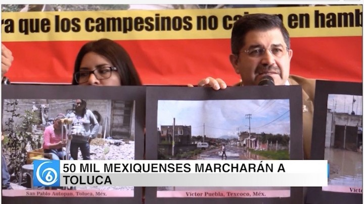 El próximo 28 de marzo más de 50 mil mexiquenses marcharán a la Ciudad de Toluca