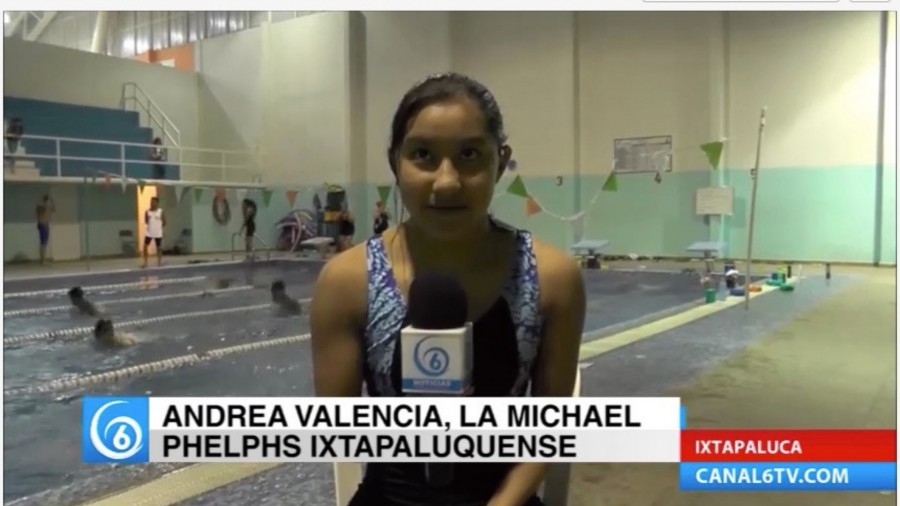 Conoce sobre la nadadora Andrea Valencia, la Michael Phelphs Ixtapaluquense