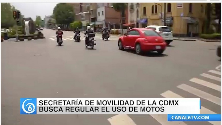 Secretaria de Movilidad de la Ciudad de México busca regular el uso de motos