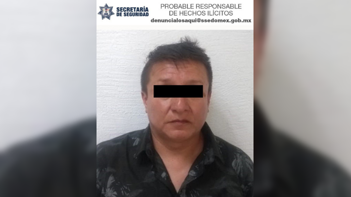 Capturan a asaltante de cuentahabientes que opera en distintos municipios del Estado de México