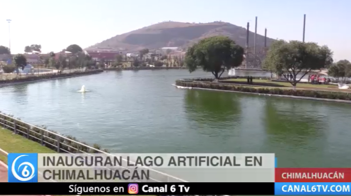 Por un sano entretenimiento, en el Municipio de Chimalhuacán se inauguró el lago artificial