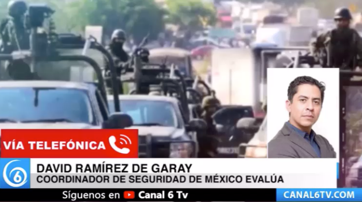 David Ramírez de Garay, coordinador de seguridad de México Evalúa, dio su opinión acerca de las cuatro regiones turísticas más violentas del país