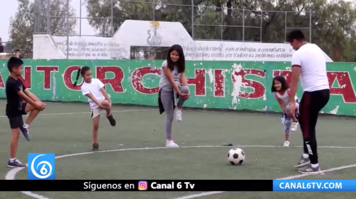 Para fomentar la sana convivencia, en Chicoloapan se pone en marcha un equipo de fútbol para niños y adolescentes