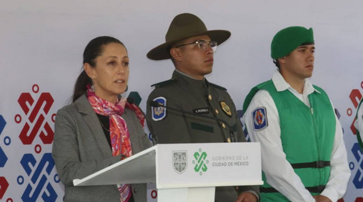 La jefa de gobierno, presenta nueva policía para combatir el crimen organizado en la CDMX