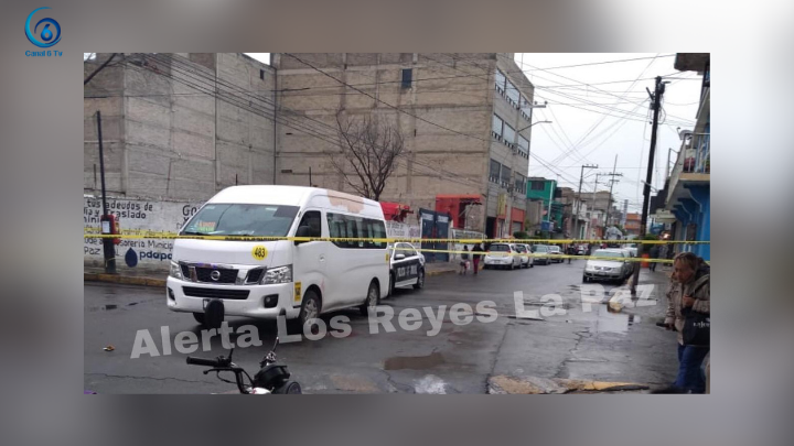 Asesinan a chofer de la ruta 53 pegaso de Los Reyes La Paz