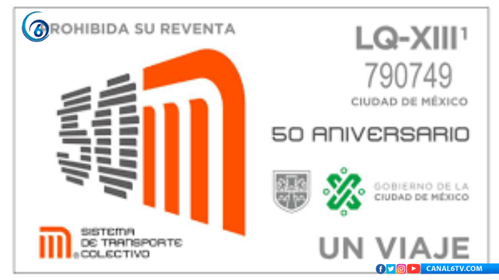 Se celebran 50 años del Metro de la CDMX