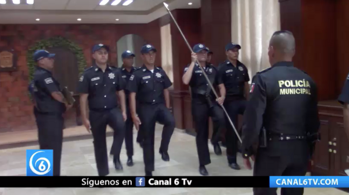 Así se preparan elementos de la Policía Municipal de Ixtapaluca para las fiestas patrias