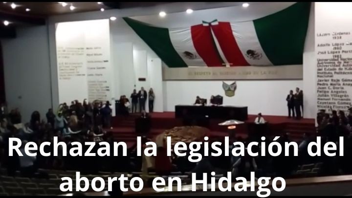 Rechazan la legislación del aborto en Hidalgo