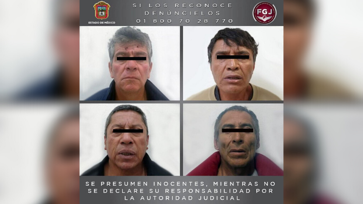 A proceso cuatro sujetos por secuestro en Chalco