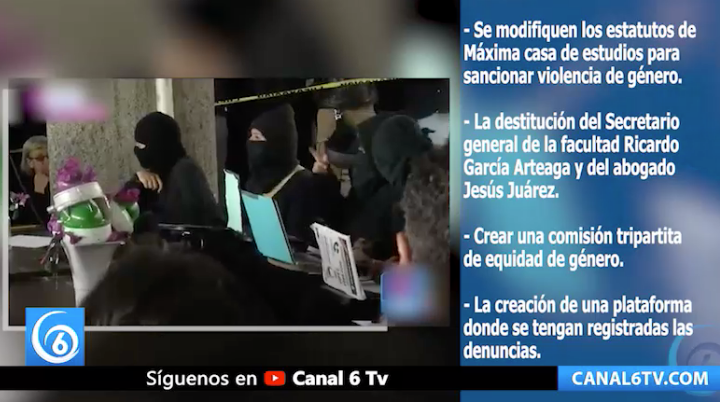 Paristas en la UNAM dialogan con autoridades para llegar acuerdos