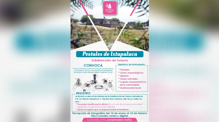 La Subdirección de Turismo invita al concurso \