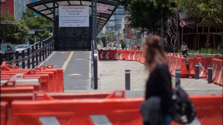 Obras en la Línea 3 del Metrobús de la CDMX, provocan severas afectaciones