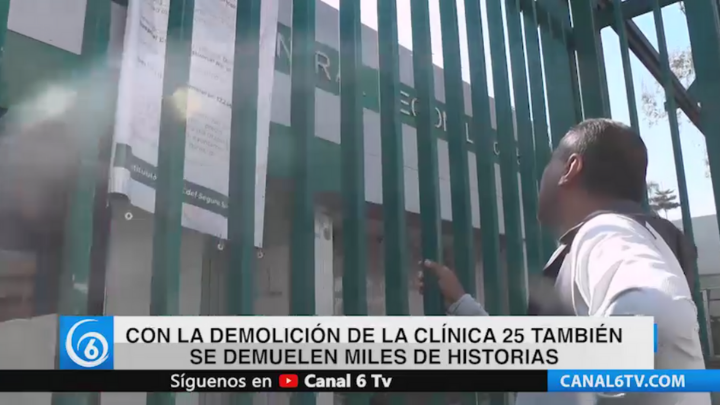 Con la demolición de la Clínica 25 también se demolerán miles de historias