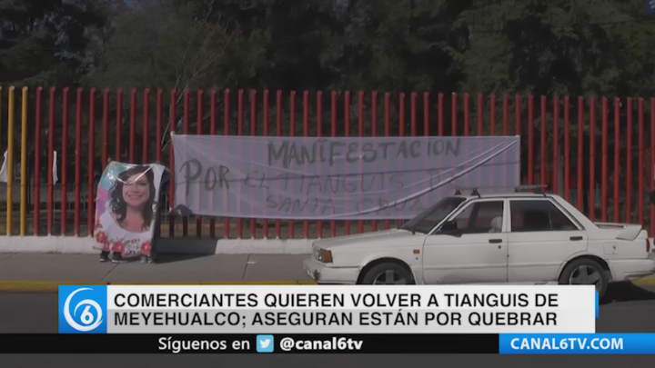 Comerciantes quieren volver a tianguis de Meyehualco; aseguran están por quebrar